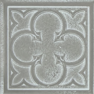 Picture of Daltile - Vintage Metals Clover Deco Whitewash Titanium