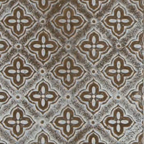 Picture of Daltile - Vintage Metals Flower Deco Whitewash Classic Bronze