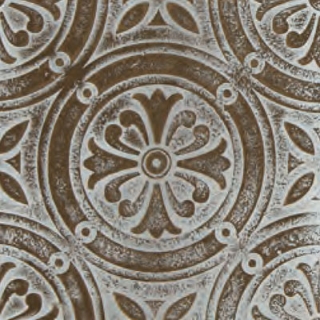 Picture of Daltile - Vintage Metals Rosette Deco Whitewash Classic Bronze