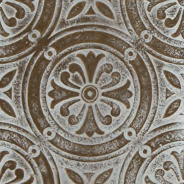 Picture of Daltile - Vintage Metals Rosette Deco Whitewash Classic Bronze