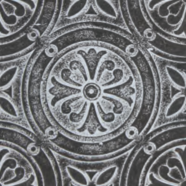 Picture of Daltile - Vintage Metals Rosette Deco Whitewash Iron