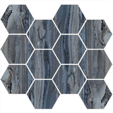 Picture of Happy Floors - Exotic Stone Hexagon Mosaic Lagoon