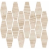 Picture of Happy Floors - Onyx Elongated Hexagon Mosaic Honey Polished