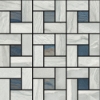 Picture of Happy Floors - Macaubas Pinwheel Pearl/Azul
