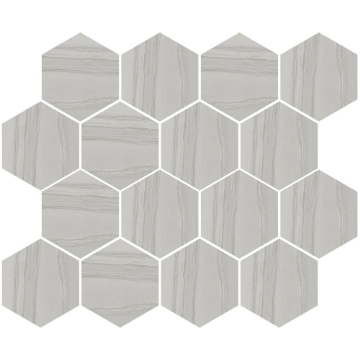 Picture of Happy Floors - Silver Hexagon Mosaic Grey
