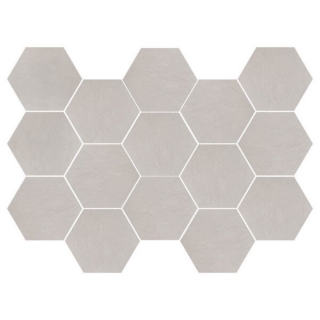 Picture of Happy Floors - Newton Hexagon Mosaic White Semi-Polished