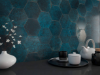 Picture of Happy Floors - Vibrant Hexagon Blue