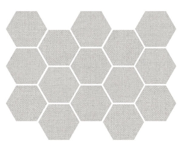 Picture of Happy Floors - Fibra Hexagon Mosaic Silver