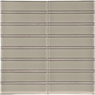 Picture of Tesoro - Element Glass Mosaic Stacked 1.5 x 6 Smoke