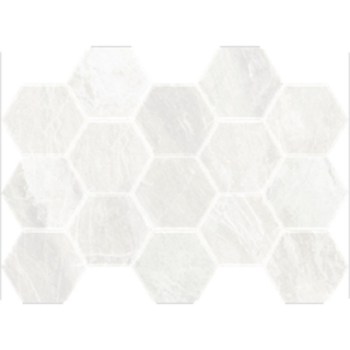 Picture of Happy Floors - Bernini Hexagon Mosaic Ice Polished