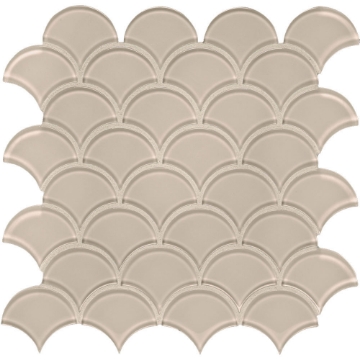 Picture of Tesoro - Element Glass Mosaic Scallop Earth
