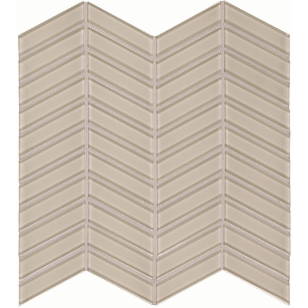 Picture of Tesoro - Element Glass Mosaic Chevron Earth