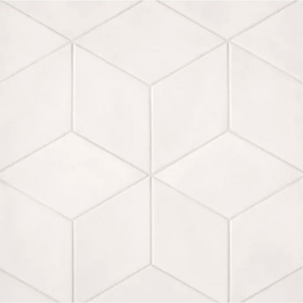 Picture of Bedrosians - Allora Rhomboid Solid White