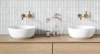 Picture of Bedrosians - Monet Mosaic 3 White Carrara