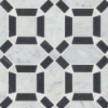 Picture of Bedrosians - Matisse 1 White Carrara/Nero Marquina