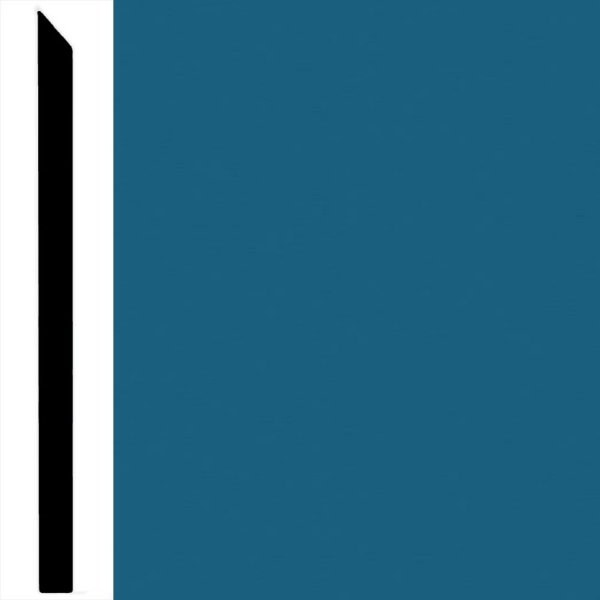 Picture of Burke - Edge Effects Simple 4 1/4 - 3/8 Thick Wall Base Ocean Blue