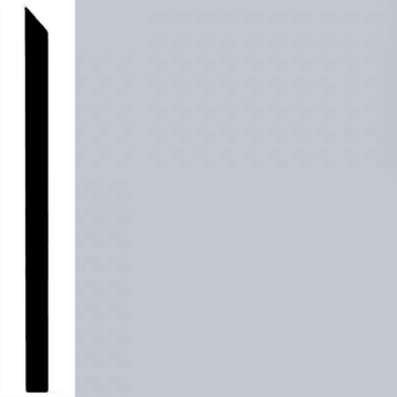 Picture of Burke - Edge Effects Simple 4 1/4 - 3/8 Thick Wall Base Sky Gray