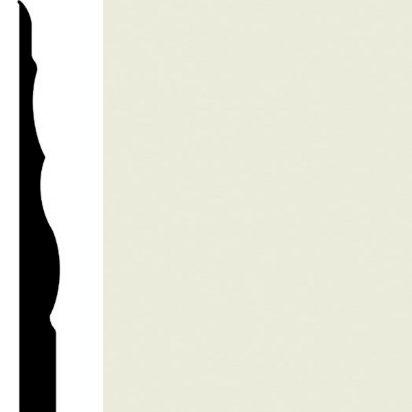 Picture of Burke - Edge Effects Sophisticate 4 1/4 Wall Base Almond