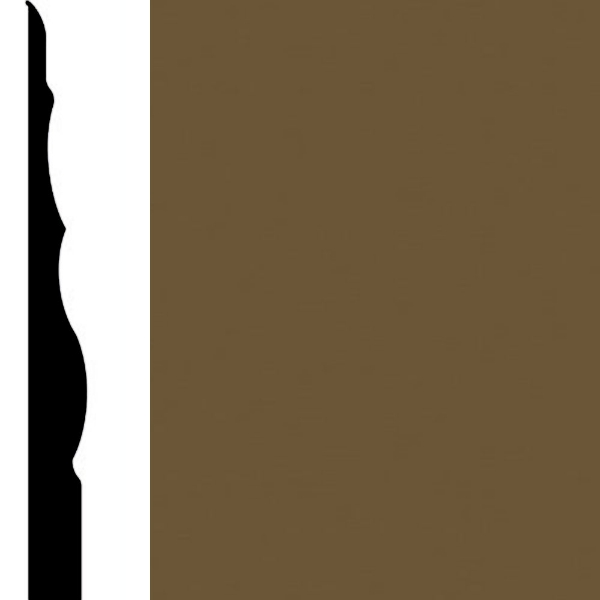 Picture of Burke - Edge Effects Sophisticate 4 1/4 Wall Base Tumbleweed