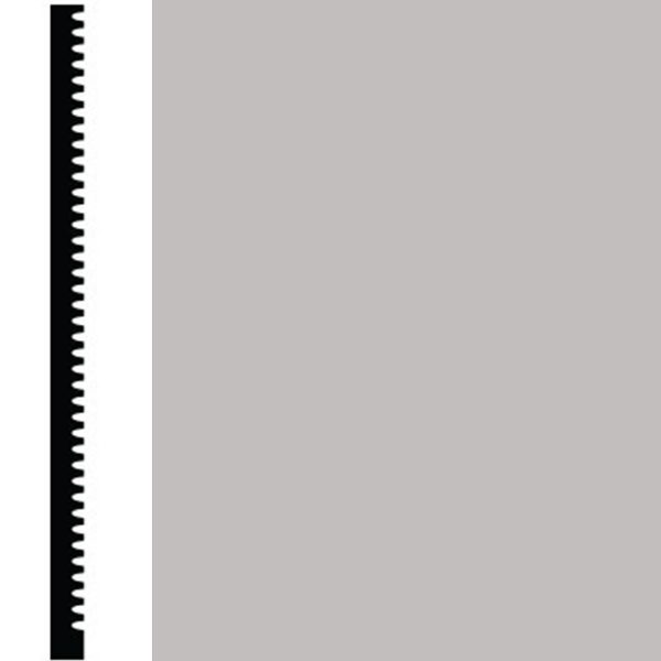 Picture of Roppe - Contours Wall Base 60 Candid 3 Smoke