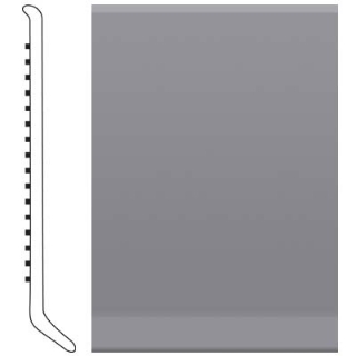 Picture of Roppe - 700 Series Wall Base 6 (Cove Base) Steel Gray