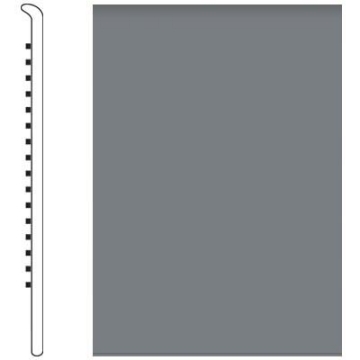 Picture of Roppe - 700 Series Wall Base 6 (No Toe Base) Dark Gray