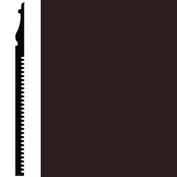 Picture of Roppe - Contours Wall Base 55 Nobility Brown