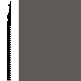 Picture of Roppe - Contours Wall Base 55 Nobility Burnt Umber