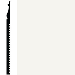 Picture of Roppe - Contours Wall Base 55 Nobility White