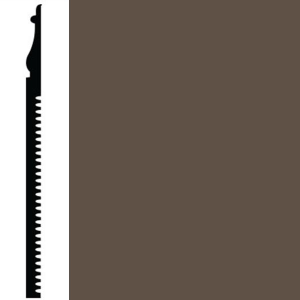 Picture of Roppe - Contours Wall Base 55 Nobility Light Brown