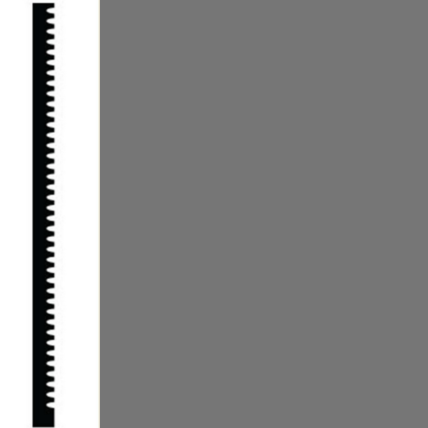 Picture of Roppe - Contours Wall Base 60 Candid 3 Battleship