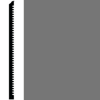 Picture of Roppe - Contours Wall Base 65 Vertical 4.63 Battleship