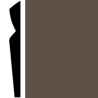 Picture of Roppe - Contours Wall Base 80 Divine Light Brown