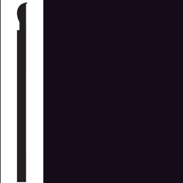 Picture of Roppe - Contours Wall Base 85 Fashion 6.25 Black