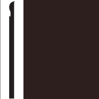 Picture of Roppe - Contours Wall Base 85 Fashion 6.25 Brown