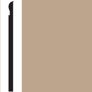 Picture of Roppe - Contours Wall Base 85 Fashion 6.25 Camel