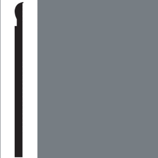 Picture of Roppe - Contours Wall Base 85 Fashion 6.25 Dark Gray