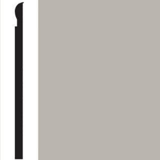 Picture of Roppe - Contours Wall Base 85 Fashion 6.25 Somber