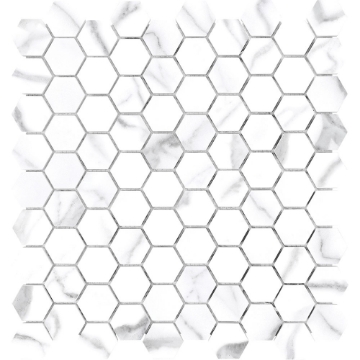 Picture of Tesoro - Mayfair Hexagon Polished Statuario Venato