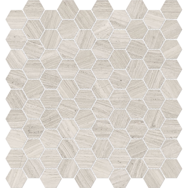 Picture of Tesoro - Mayfair Hexagon Polished Strada Ash