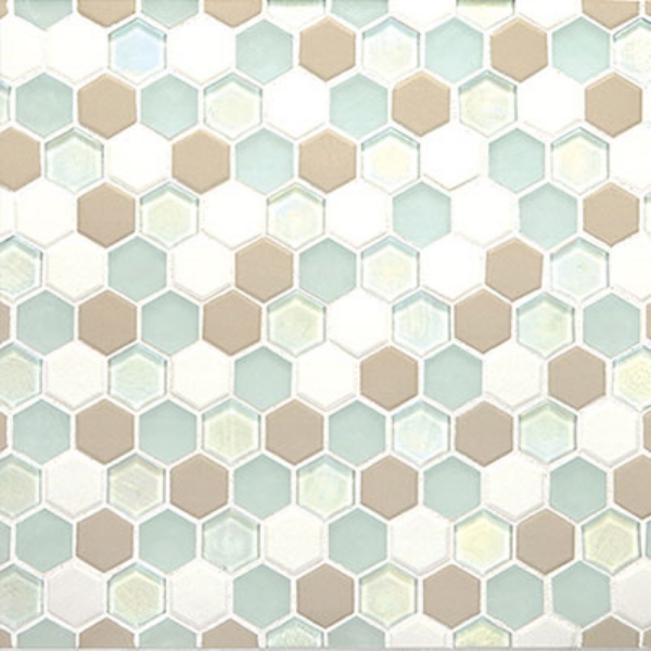 Picture of Daltile - Keystones Coastal Hexagon Mosaic Trade Wind