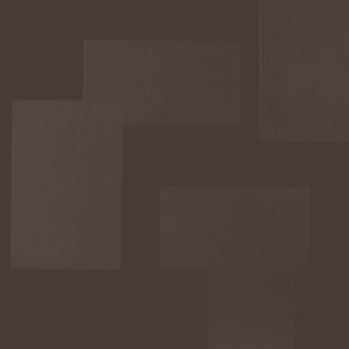Picture of Roppe - Dimensions Tile - Random Design Light Brown