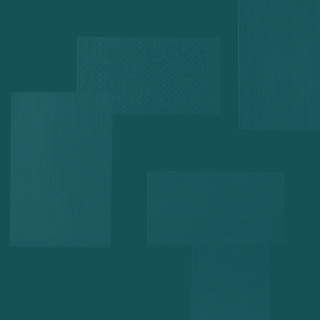 Picture of Roppe - Dimensions Tile - Random Design Peacock