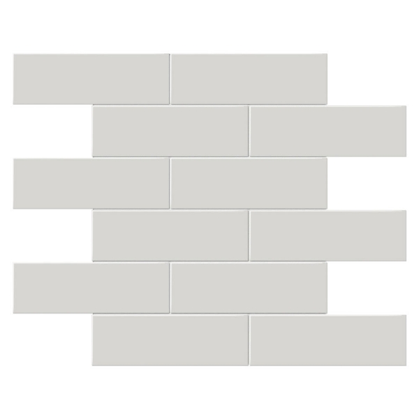 Picture of Tesoro - Soho Brick Glossy Mosaic Halo Grey