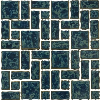 Picture of Tesoro - Reflection Random Mosaic Gulf Blue