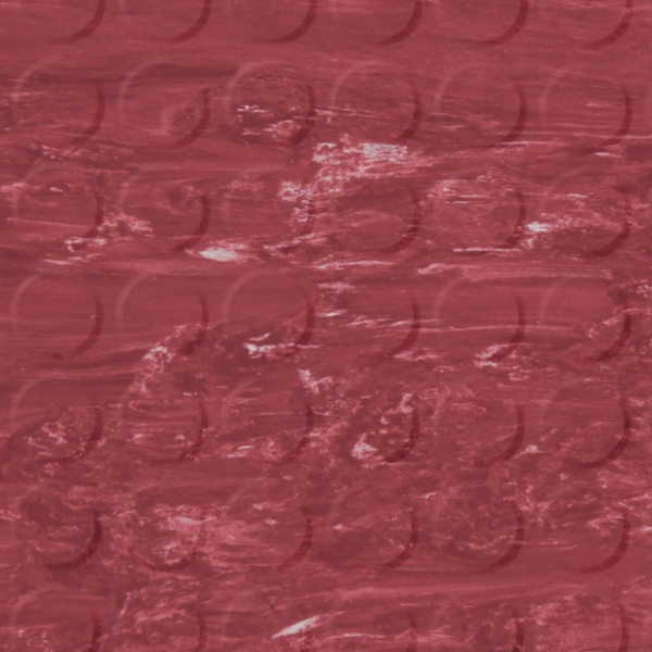 Picture of Roppe - Raised Design Marbleized Vantage Raised Circular Red