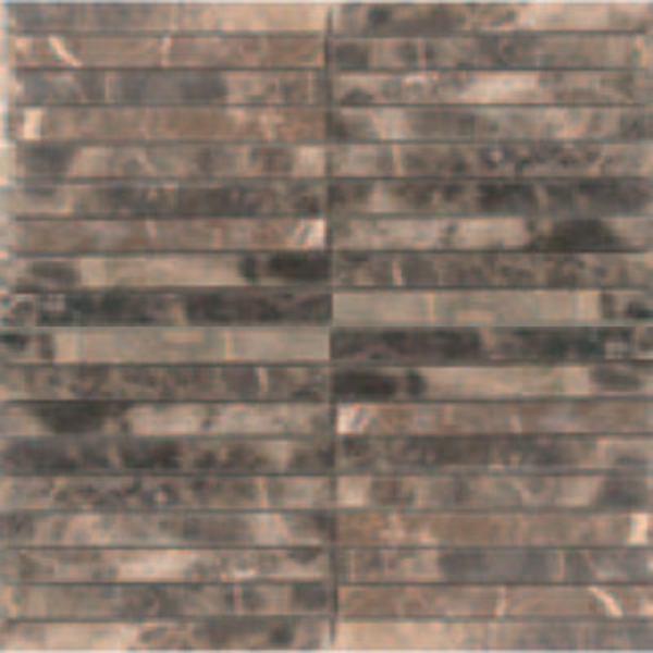 Picture of Voguebay - Marble Mosaic 5/8 x 6 Emperador Dark Honed