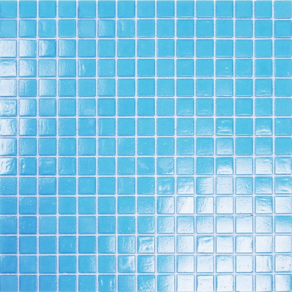 Picture of Voguebay - Pool Mosaic Ocean Line 3/4 x 3/4 Aqua Blue