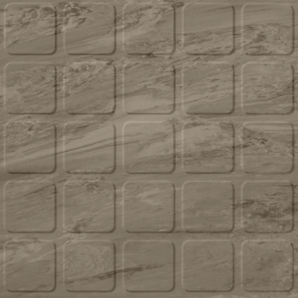 Picture of Roppe - Raised Design Marbleized Raised Square Flax