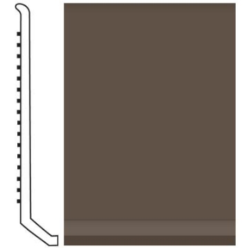 Picture of Roppe - Pinnacle Rubber Wall Base 4 (Butt Toe Base) Light Brown
